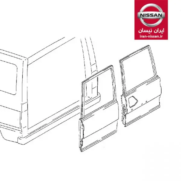 در دو لنگه عقب پاترول 4 در نیسان موتور